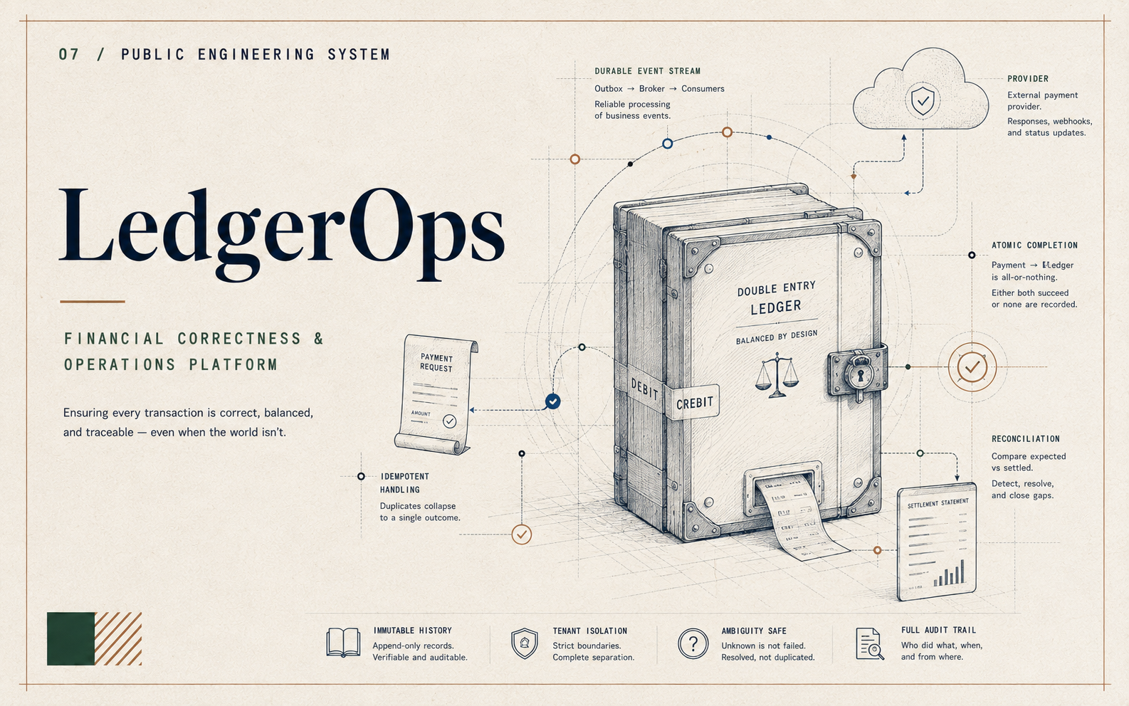 LedgerOps financial operations platform project preview